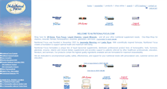 Desktop Screenshot of nutritionalfocus.com